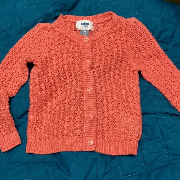 2 Old Navy cotton sweaters sz 2 - Picture 2 of 8